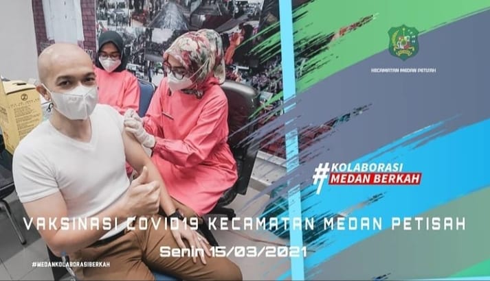 Vaksinasi Covid 19 Petugas Pelayanan Publik Kecamatan Medan Petisah